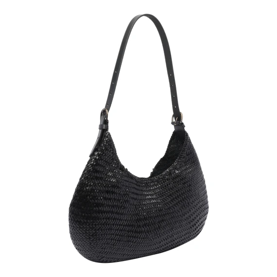 luna mezza 3mm diagonal moon shape hobo dragon ss26 35x27x7 cm