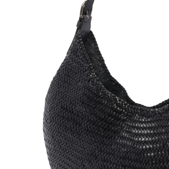 luna mezza 3mm diagonal moon shape hobo dragon ss26 35x27x7 cm