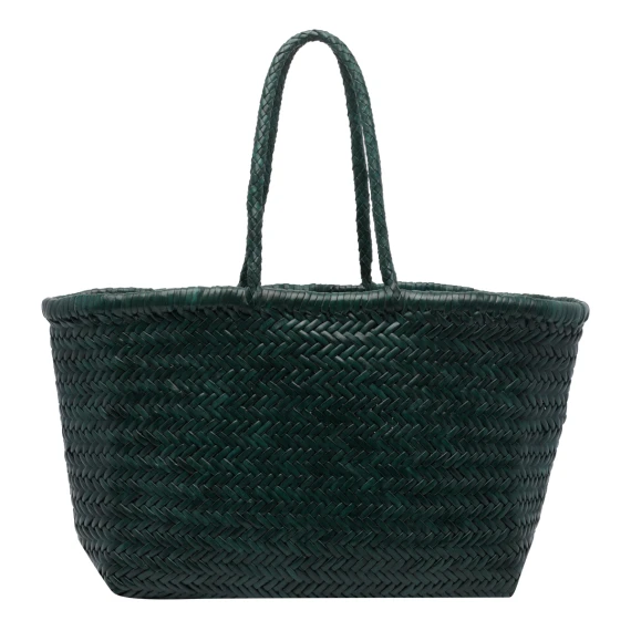 Bamboo Triple Jump shoulder basket bag DRAGON DIFFUSION