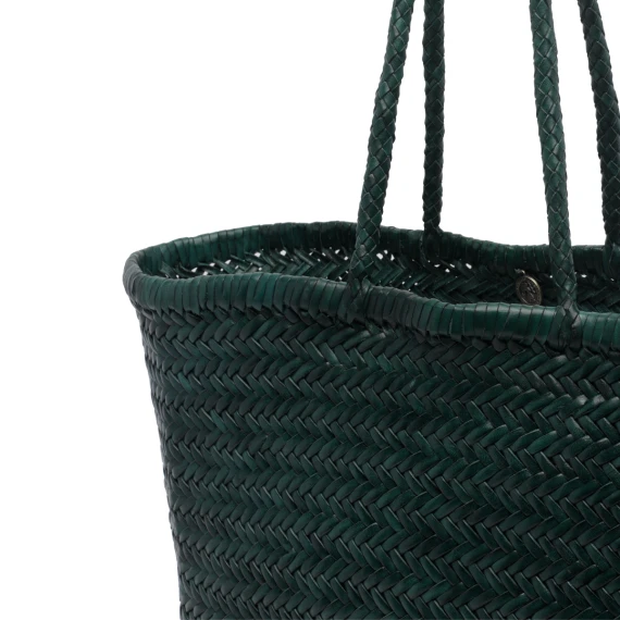 Bamboo Triple Jump shoulder basket bag DRAGON DIFFUSION