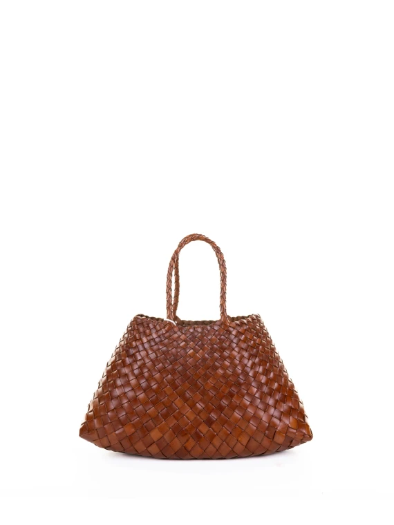 Woven Leather Shoulder Bag