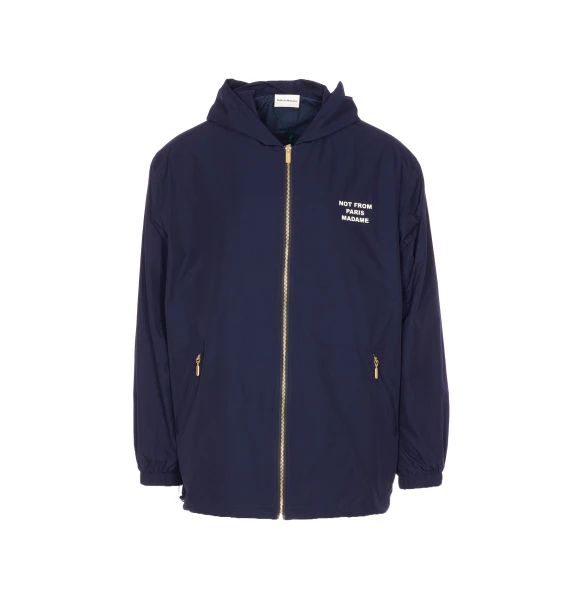 LA VESTE CAPUCHE SLOGAN JACKET