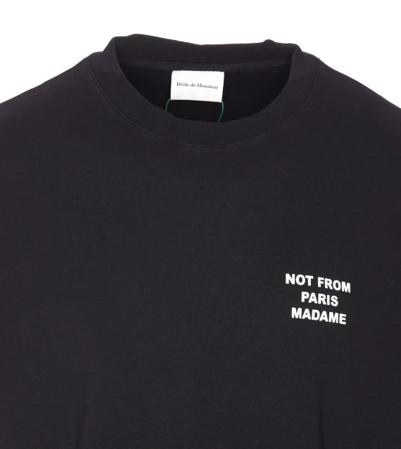Black Le T-Shirt Slogan