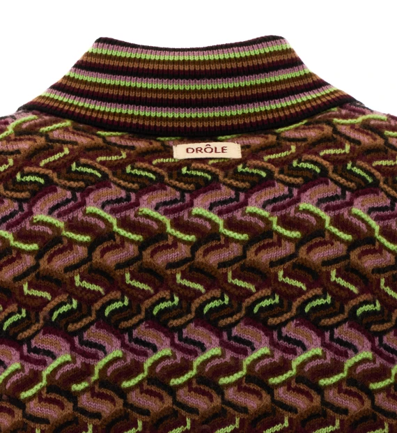 Coogie multicolor long-sleeved polo DROLE DE MONSIEUR