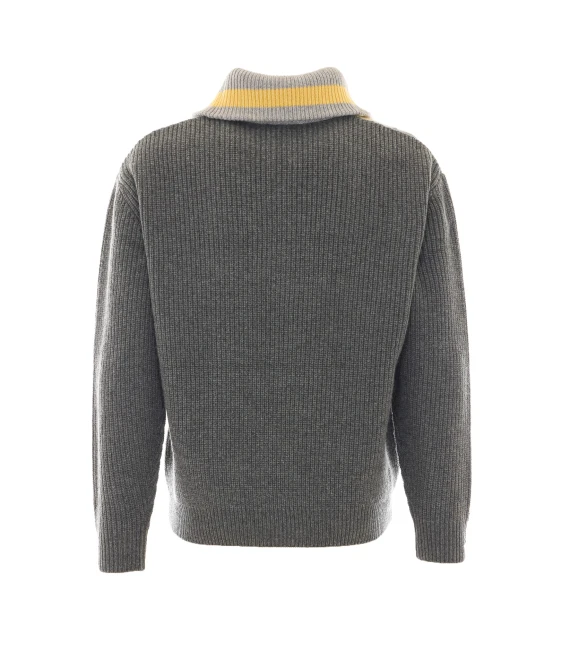 Maglione grigio a collo alto DROLE DE MONSIEUR