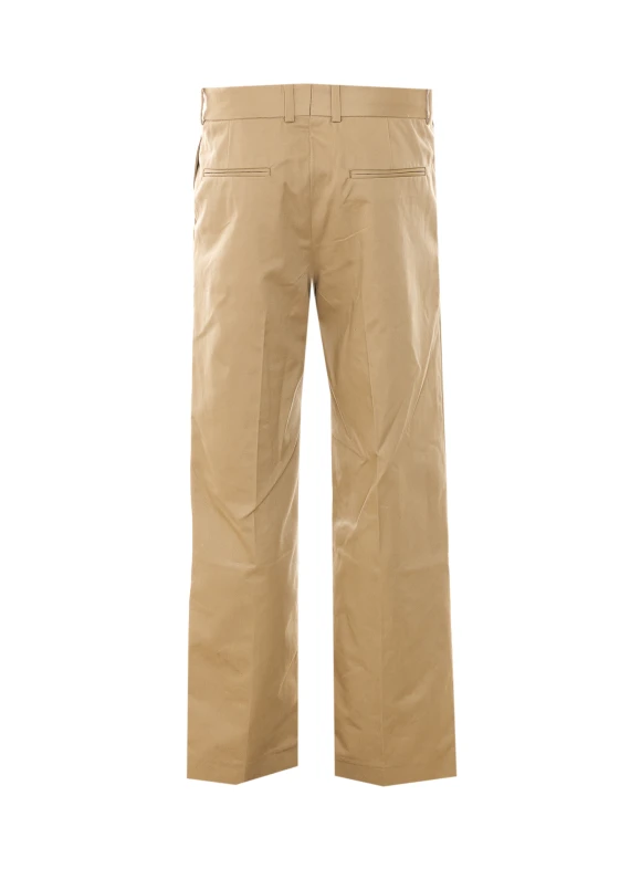 Pantaloni beige chiaro con pieghe DROLE DE MONSIEUR