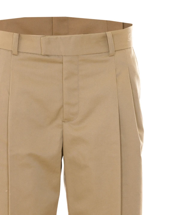 Pantaloni beige chiaro con pieghe DROLE DE MONSIEUR