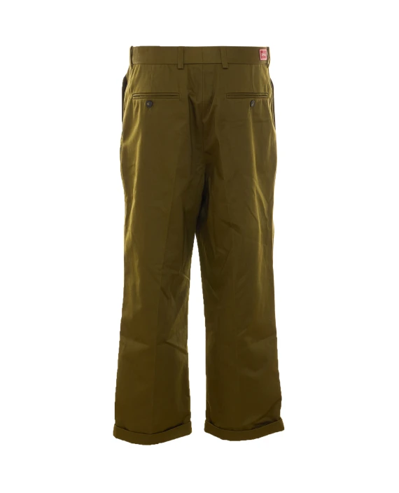 Pantaloni verde oliva alla caviglia DROLE DE MONSIEUR