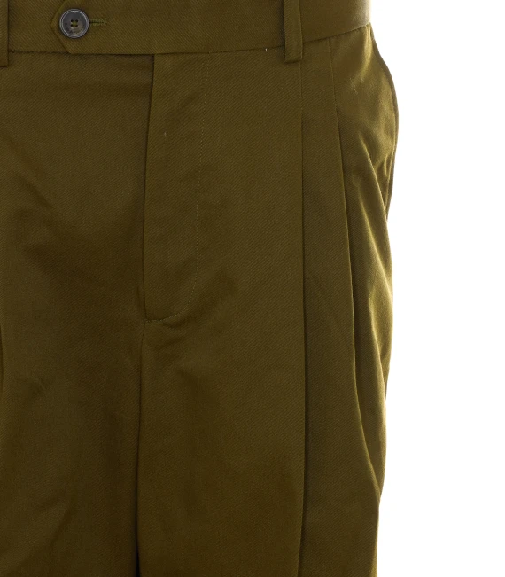 Pantaloni verde oliva alla caviglia DROLE DE MONSIEUR
