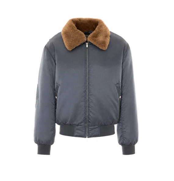 Giacca bomber grigia DROLE DE MONSIEUR