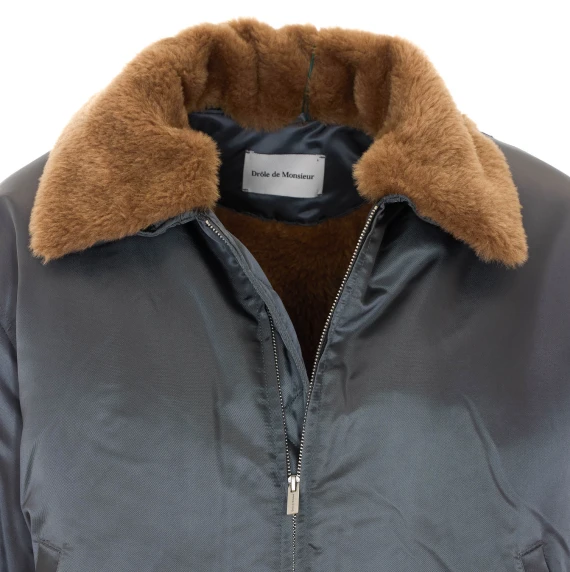 Grey bomber jacket DROLE DE MONSIEUR