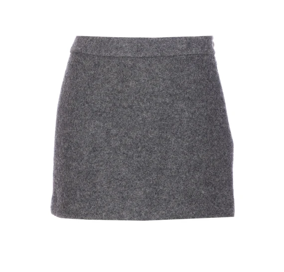 MINI WOOL SKIRT