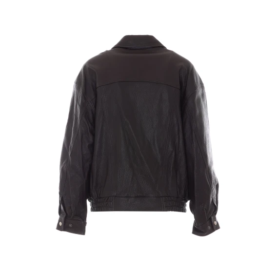Blouson in pelle marrone DUNST