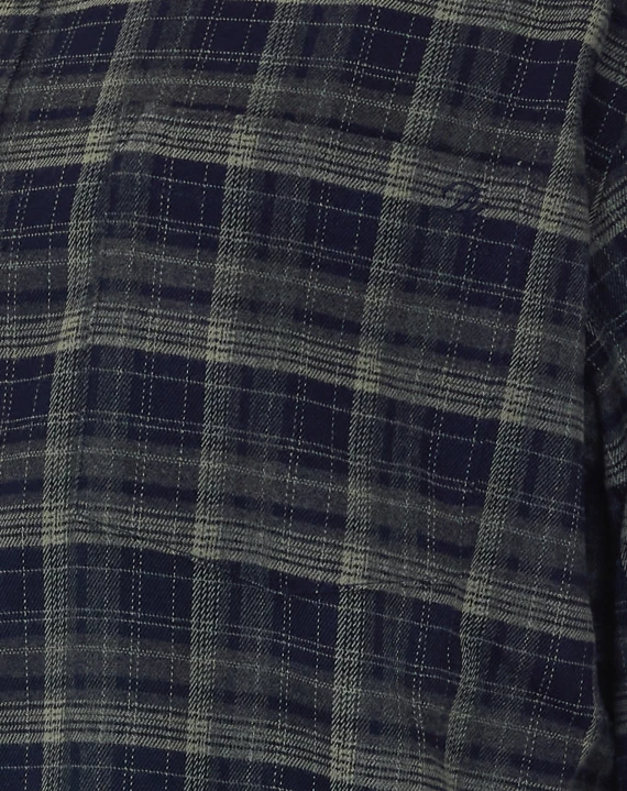 Camicia a quadri blu navy DUNST