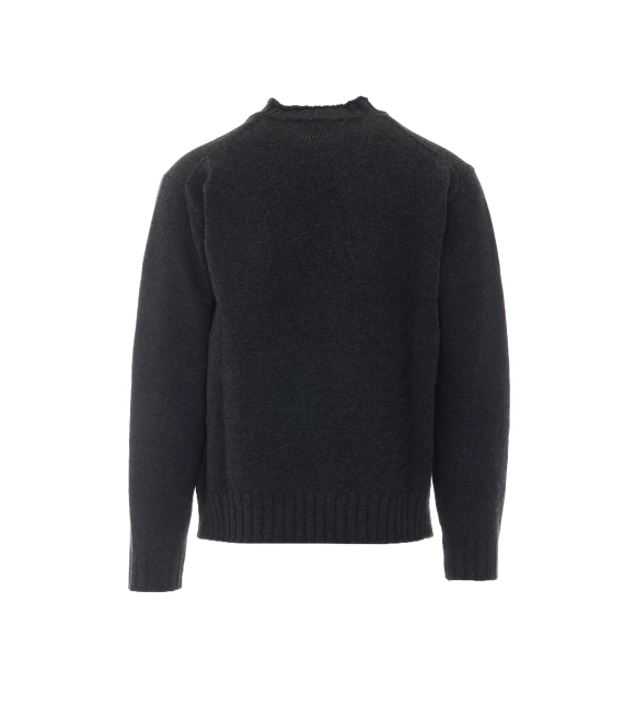Dark grey roll neck sweater DUNST