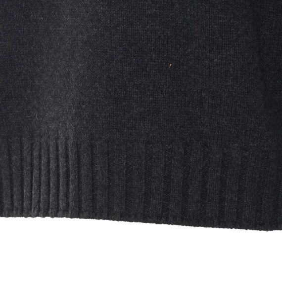 Dark grey roll neck sweater DUNST
