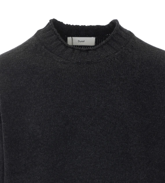 Dark grey roll neck sweater DUNST