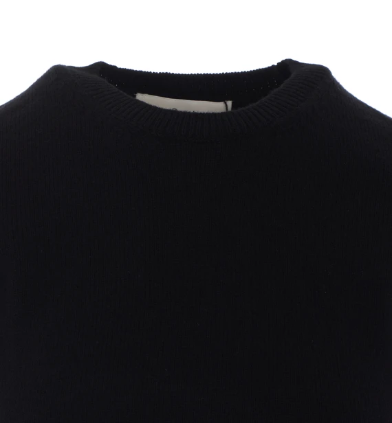 Black knit top DUNST