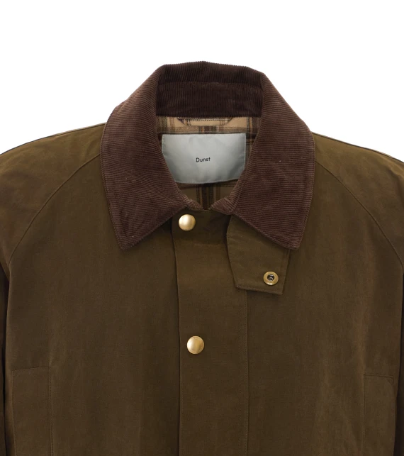 Olive Waxed Hunting Jacket DUNST
