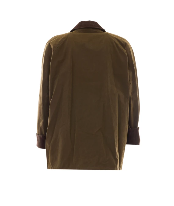 Olive Waxed Hunting Jacket DUNST