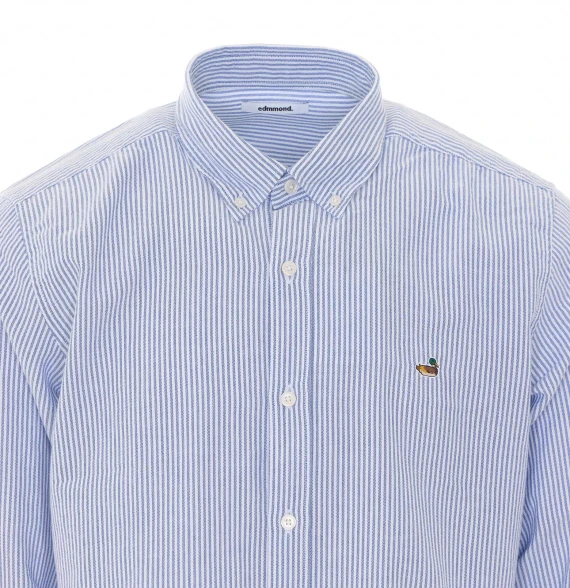 Camicia azzurra a righe EDMMOND STUDIOS