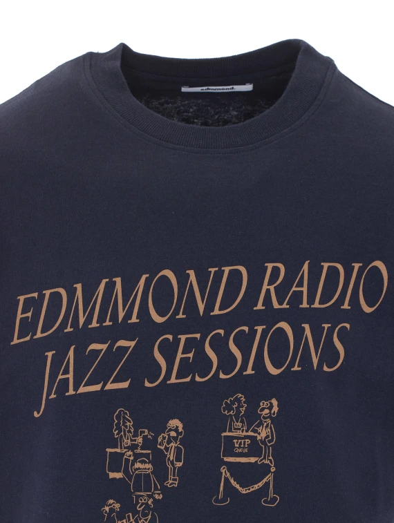 T-shirt blu Vip Queue EDMMOND STUDIOS
