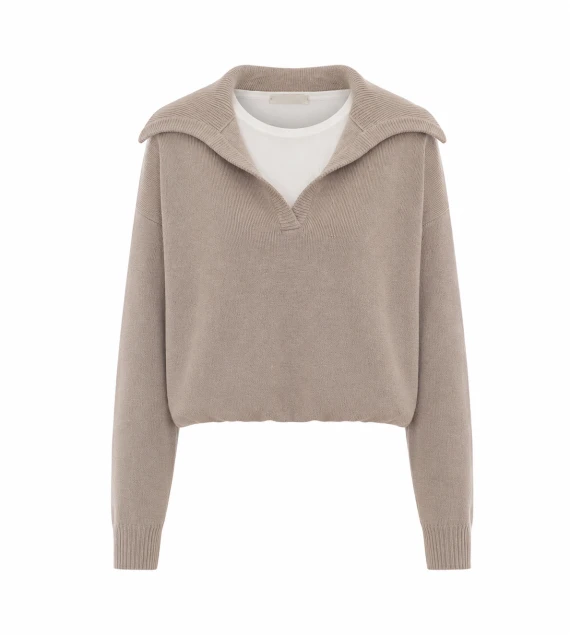 Maglia beige