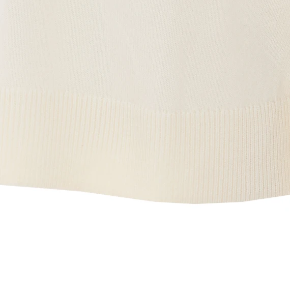 Cream V-neck sweater Eleh