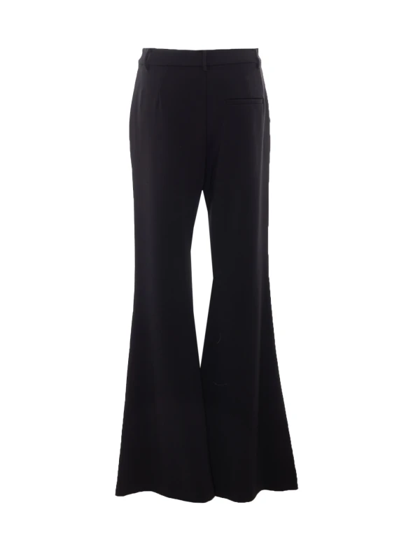 Black trousers with slightly flared leg Eleh