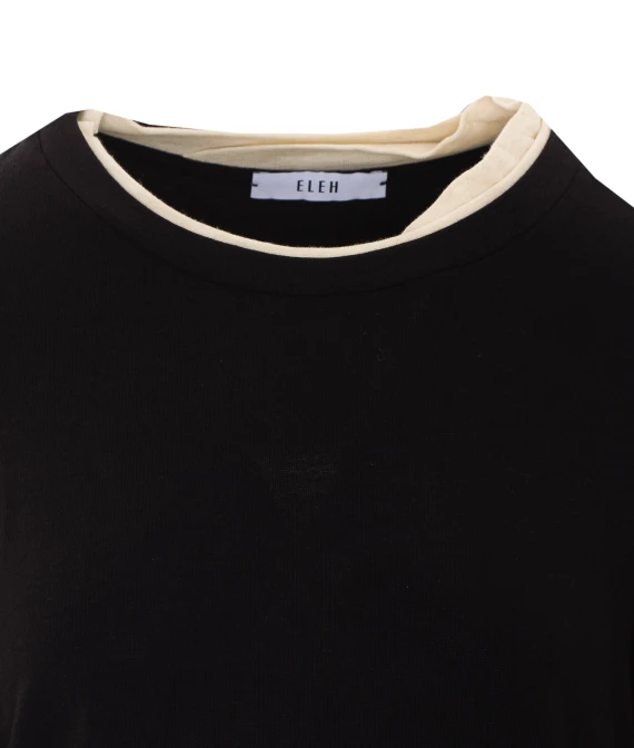 Black long-sleeved top Eleh
