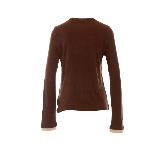 Brown long-sleeved top Eleh