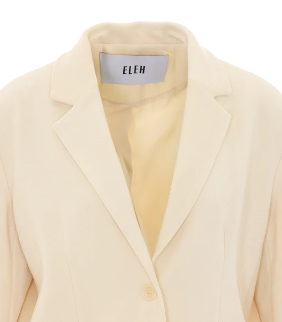 Light cream single-breasted blazer Eleh