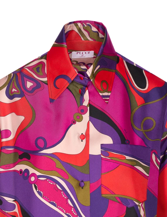 ORCHIDEE PRINT SHIRT