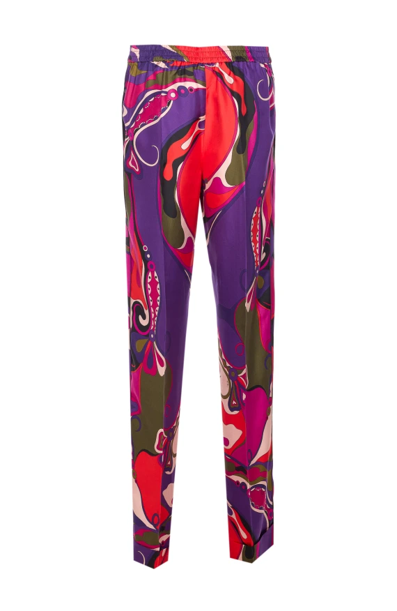 PANTS ORCHIDEE PRINT