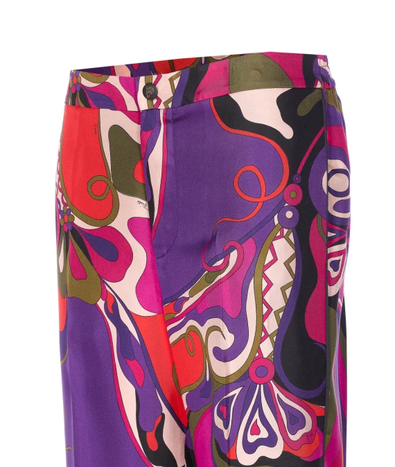 PANTS ORCHIDEE PRINT