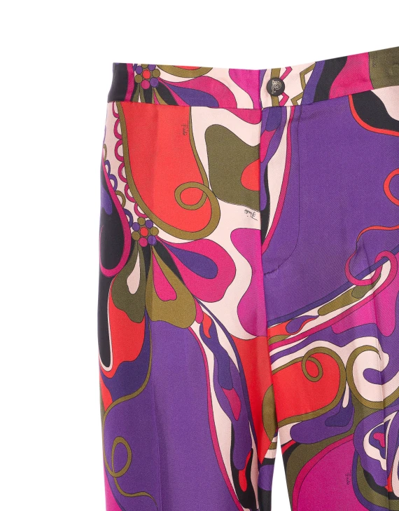 PANTS ORCHIDEE PRINT