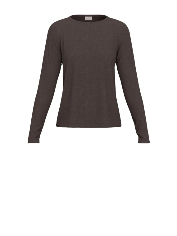 Maglia Marrone Melange