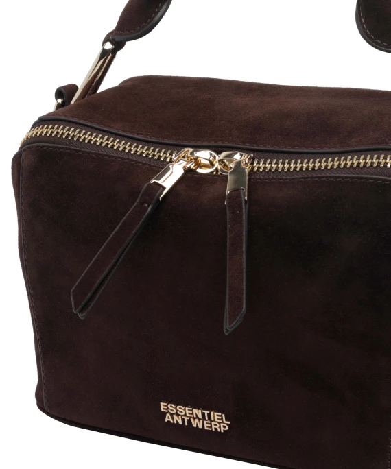 Borsa Karin Suede Leather Bobbi Bag