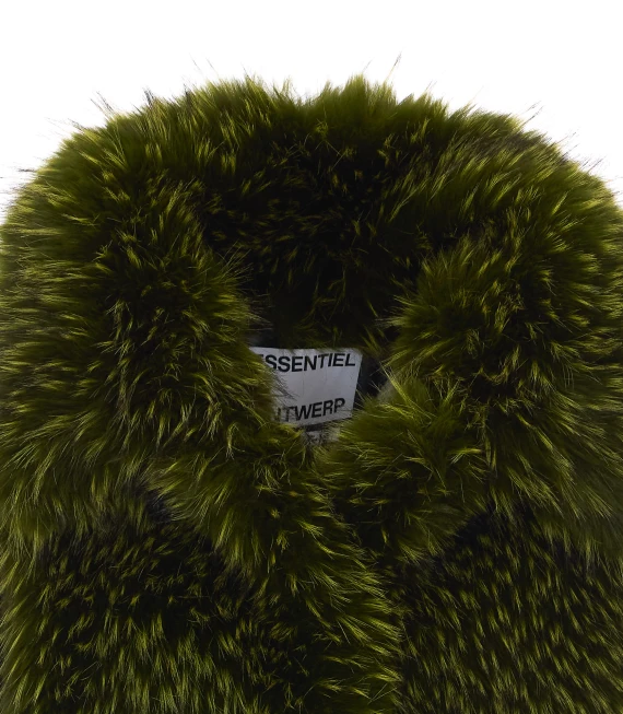 Kastanje Faux Fur Coat essentiel antwerp