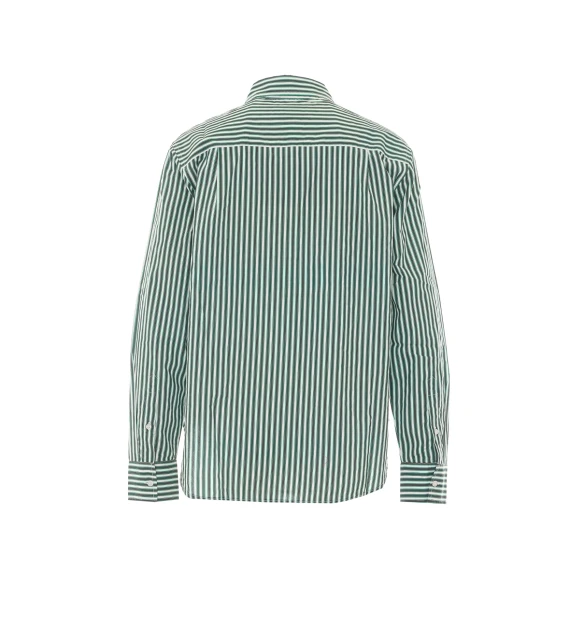 Camicia verde a righe essentiel antwerp