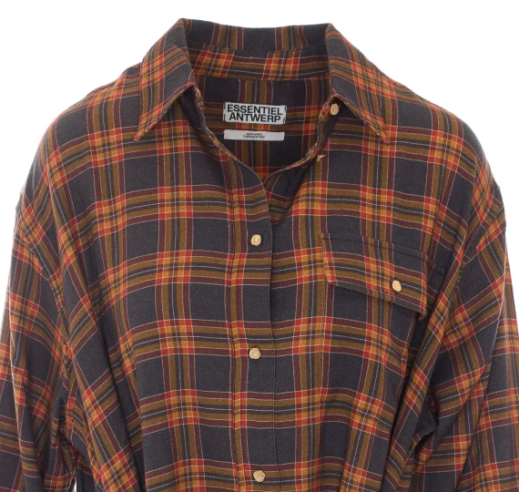 Abito a camicia Kristin arancione essentiel antwerp