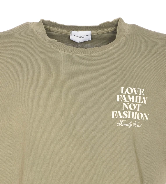 Family First T-shirt e Polo Verde