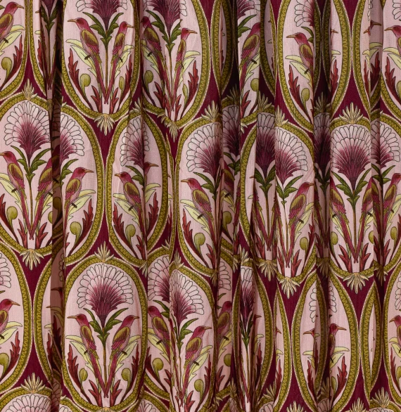 Beige pleated floral-print skirt FARM RIO