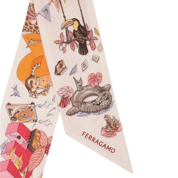 Jungle Party Print Mini Bandeau Ferragamo
