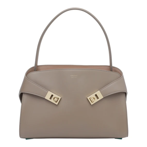 Borsa beige Ferragamo