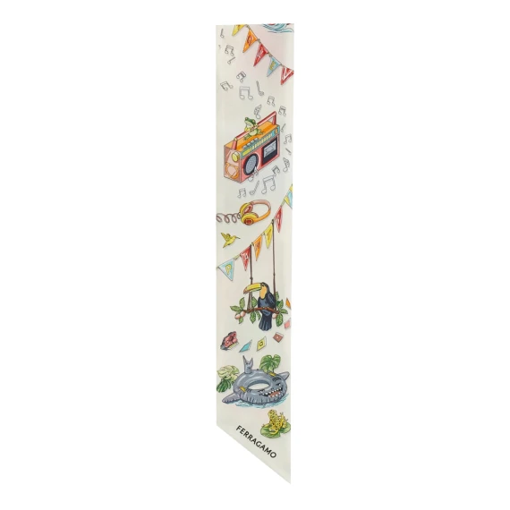 Jungle Party Print Mini Bandeau Ferragamo