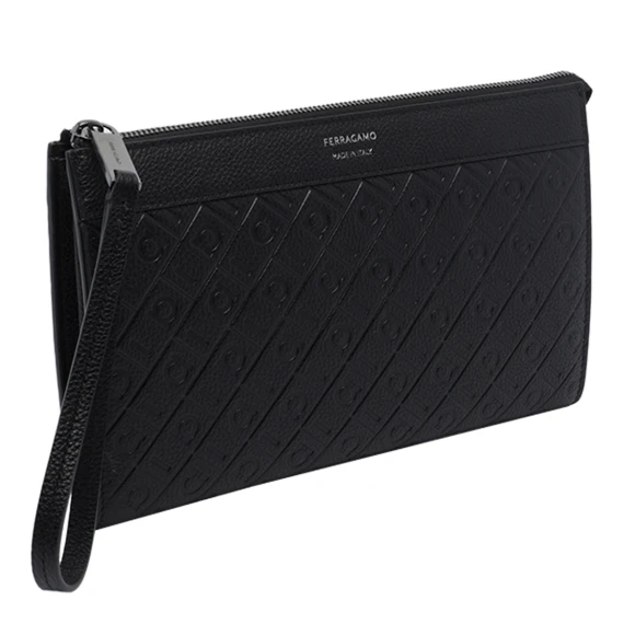 Black Monogram Pouch Bag