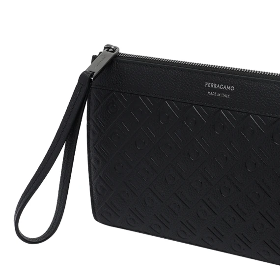 Black Monogram Pouch Bag