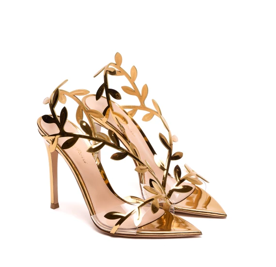 Gianvito Rossi Scarpe con Tacco Oro