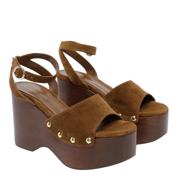 Brown Ardea Wedges Gianvito Rossi